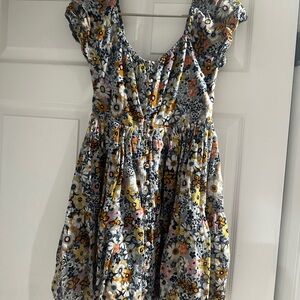 Floral Kids Dress - Multicolor